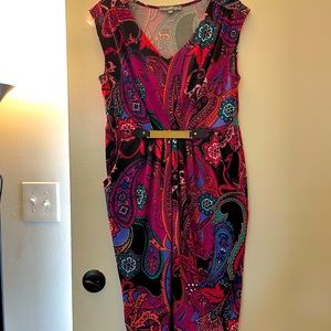 Size S multi color dress